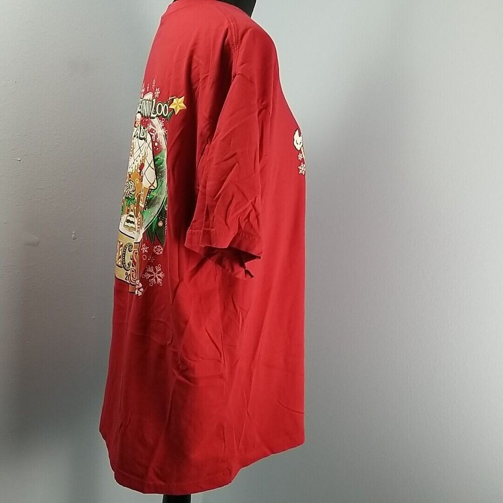 Buc-ees Christmas 2023 T-shirt Short Sleeve Beginning To Look A Lot Like Red XL - Picture 7 of 9